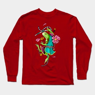 Samurai Frog Long Sleeve T-Shirt